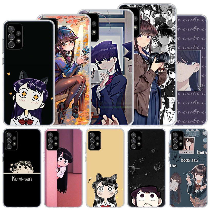 Komi Can\'t Communicate Soft Case For Samsung Galaxy A15 A14 A13 A12 A55 A54 A53 A52 Phone Cover A35 A32 A33 A25 A23 A22 A05S A04