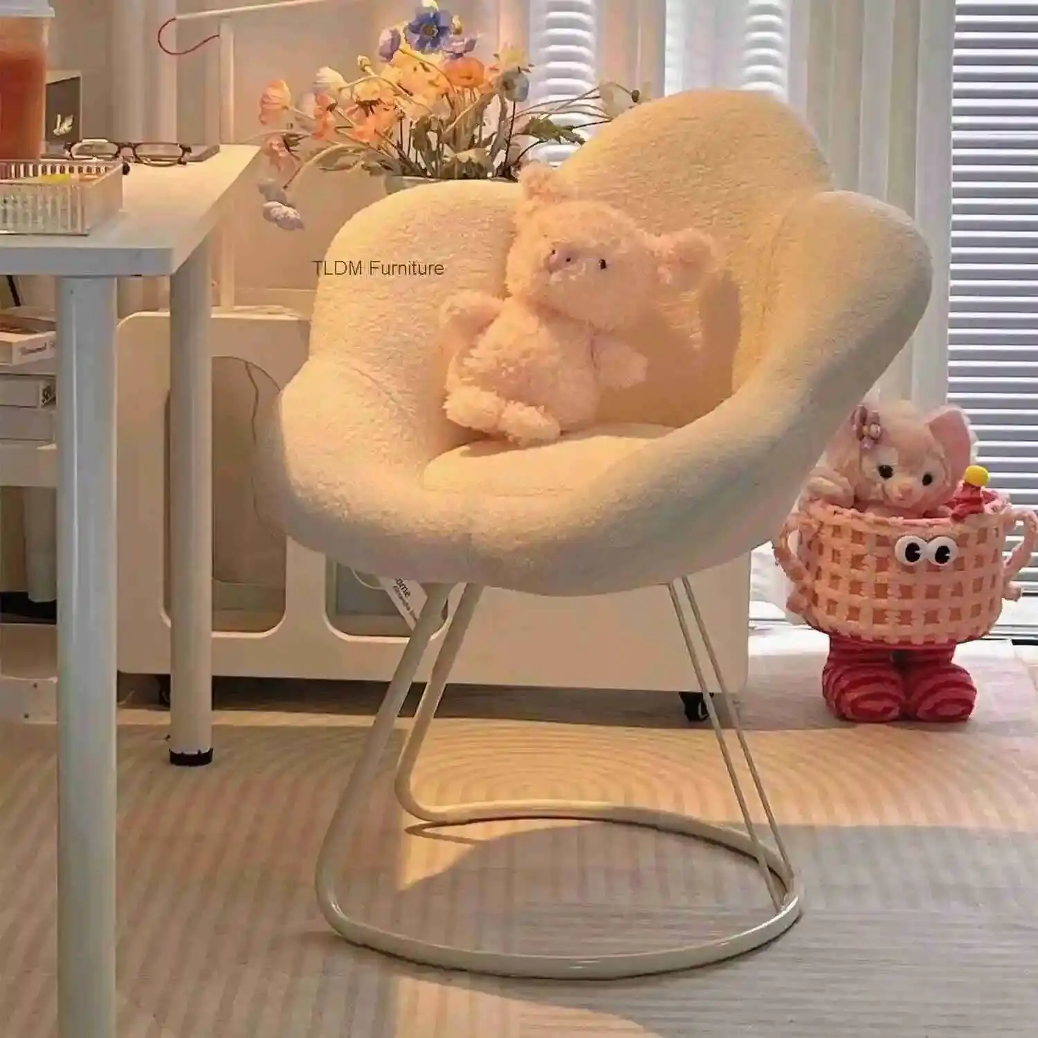 Girl Mirror Vanity Chair Comfortable Floor Storage Jewelry Promotion Vanity Chair Slim Kids Vanity De Mujer Bathroom Furniture