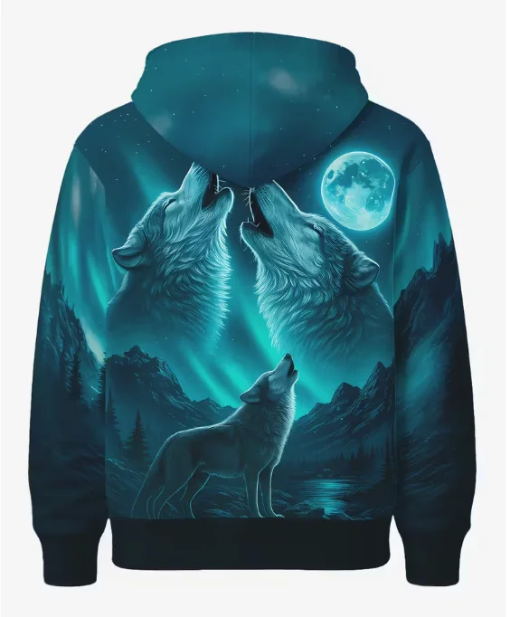 캐주얼 후드 스웨트셔츠 3D 프린트 후디 카우보이 긴팔 스트리트웨어 스웨트셔츠 오버사이즈 풀오버 남성 후드티