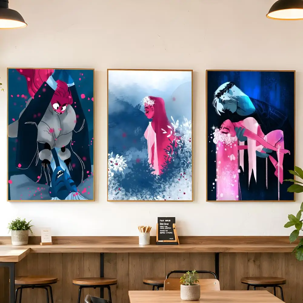 L-Lore O-Olympus Comics Anime Poster Matte Wall Peel And Stick Decor Bedroom Living Room Office Dorm Home