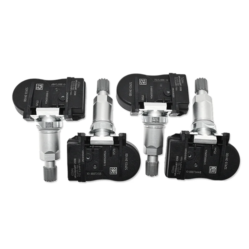 

For Hyundai Genesis Accent Elantra Kia Rio Sorento 2012- 2019 52933-2J100 4Pcs 433Mhz TPMS Tire Pressure Sensor 529332J100