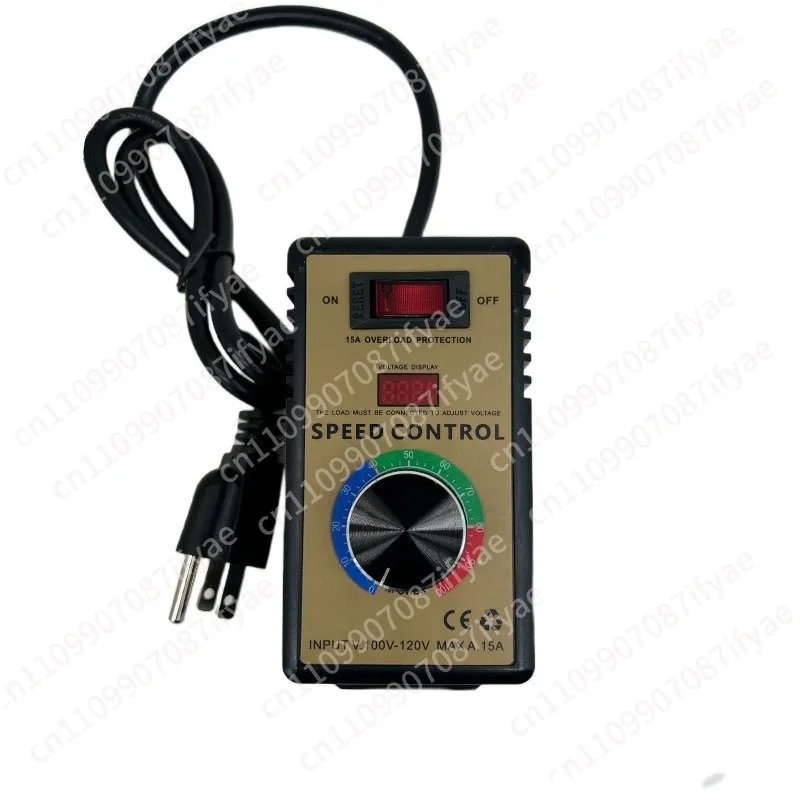 110V/120V 15A Overload Protection US Specification Fan Angle Grinder Blower Hand Drill Speed Controller