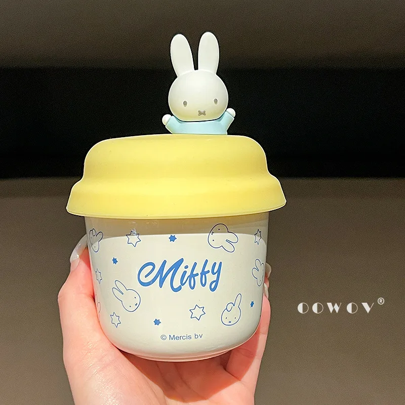 

Новинка 260 мл Miffy, кофе, молоко, чашка для завтрака, кружка Kawaii, мультяшная голова кролика, портативная студенческая домашняя школьная чашка для питья, подарок