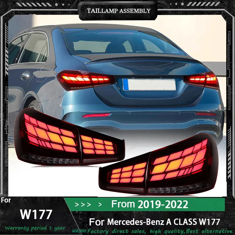 

Car For Benz A-Class W177 2019-2022 Taillights Upgrade Modified New DRL Dynamic Turn Signal LED Taillight Auto Accessories