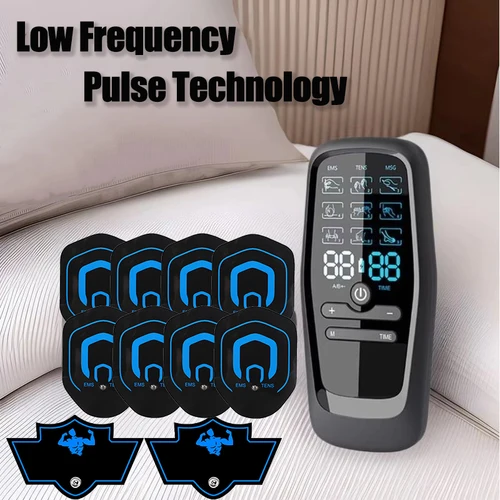 Fisioterapia Tens Estimulador muscular eléctrico acupuntura cuerpo cuello hombro masaje Digital máquina de adelgazamiento electroestimulador