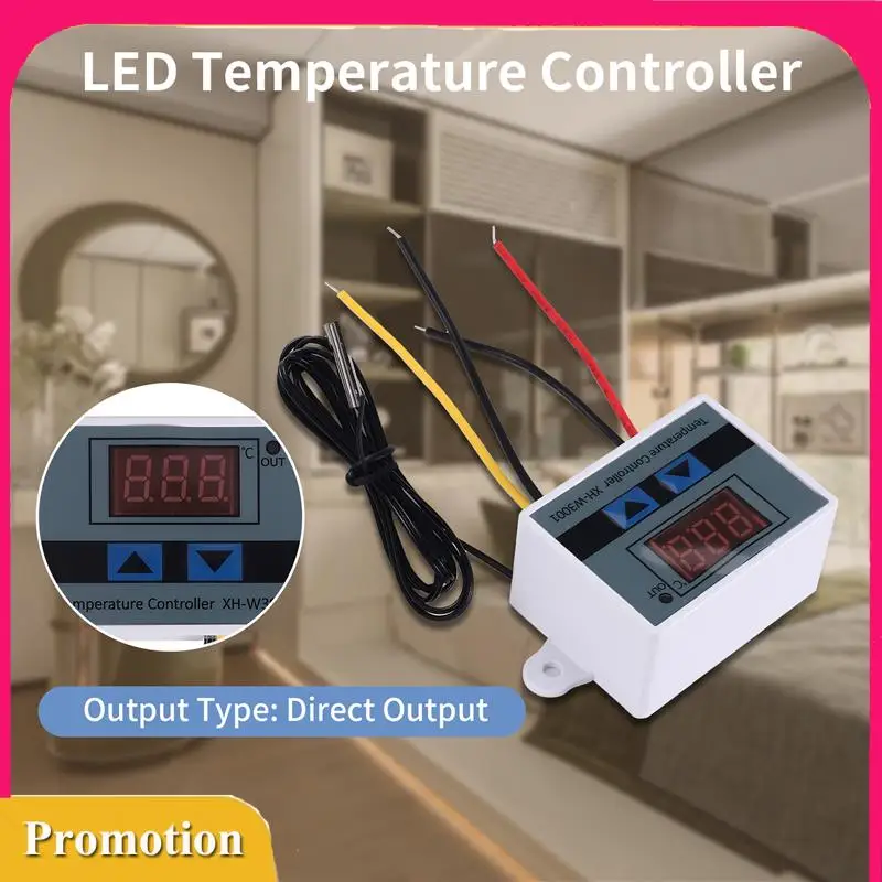 

Best Pick 4 шт. 220 В переменного тока цифровой светодиодный регулятор температуры Xh-W3001 для инкубатора охлаждения переключатель нагрева термостат Ntc датчик