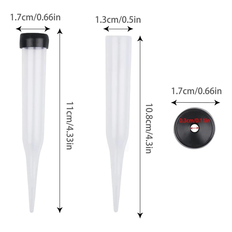 Flower Tubes Transparent Water Tube Fit For Flowers, Reusable Flowers, Water Tubes