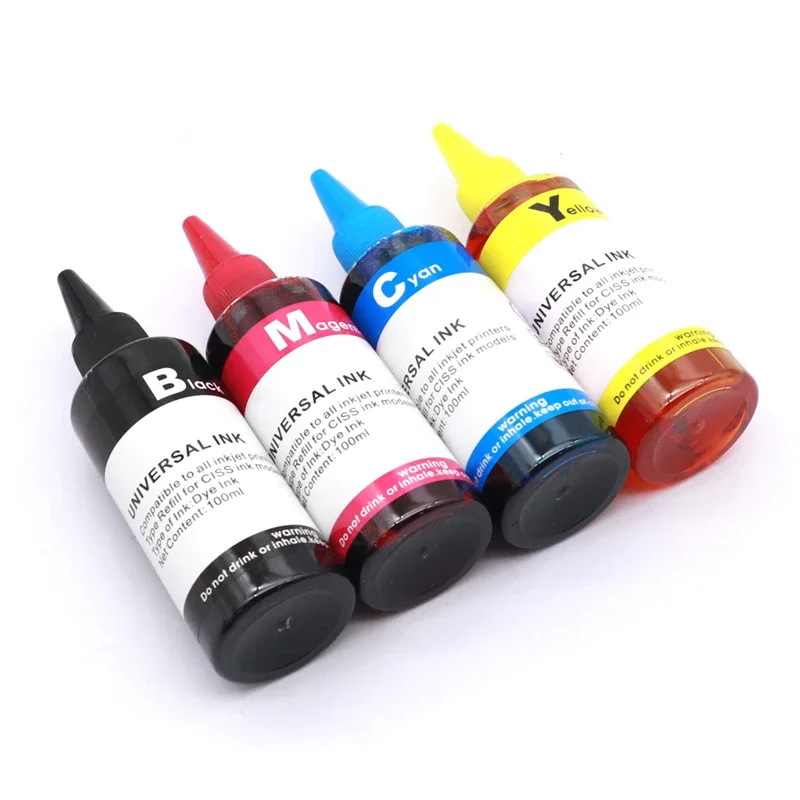 100Ml Universele Inkt Navulling Kit Voor Epson Canon Hp Brother Lexmark Printer Inkt Navulbare Printers Dye Ink Inkjet Printer 450 451