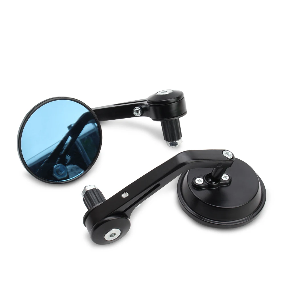 Long Pole Rearview Mirror Circular Shaped Handle Mirror Motorcycle Rearview Mirror Motorcycle Universal Accessories image 3