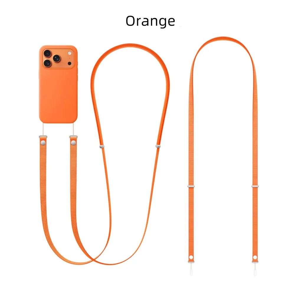 Original 1:1 alças magnéticas crossbody capa de telefone cordão para iphone 17 pro max alça de pescoço ajustável cordão multifuncional