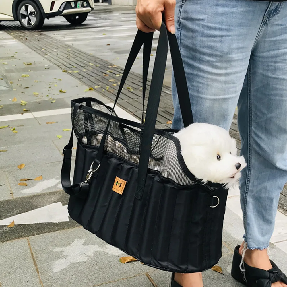 

Fashion Portable Pet Carrier Single Shoulder Handbag Multifunctional Car Travel Dog Cat Bag Outdoor Walking Pet Supplies