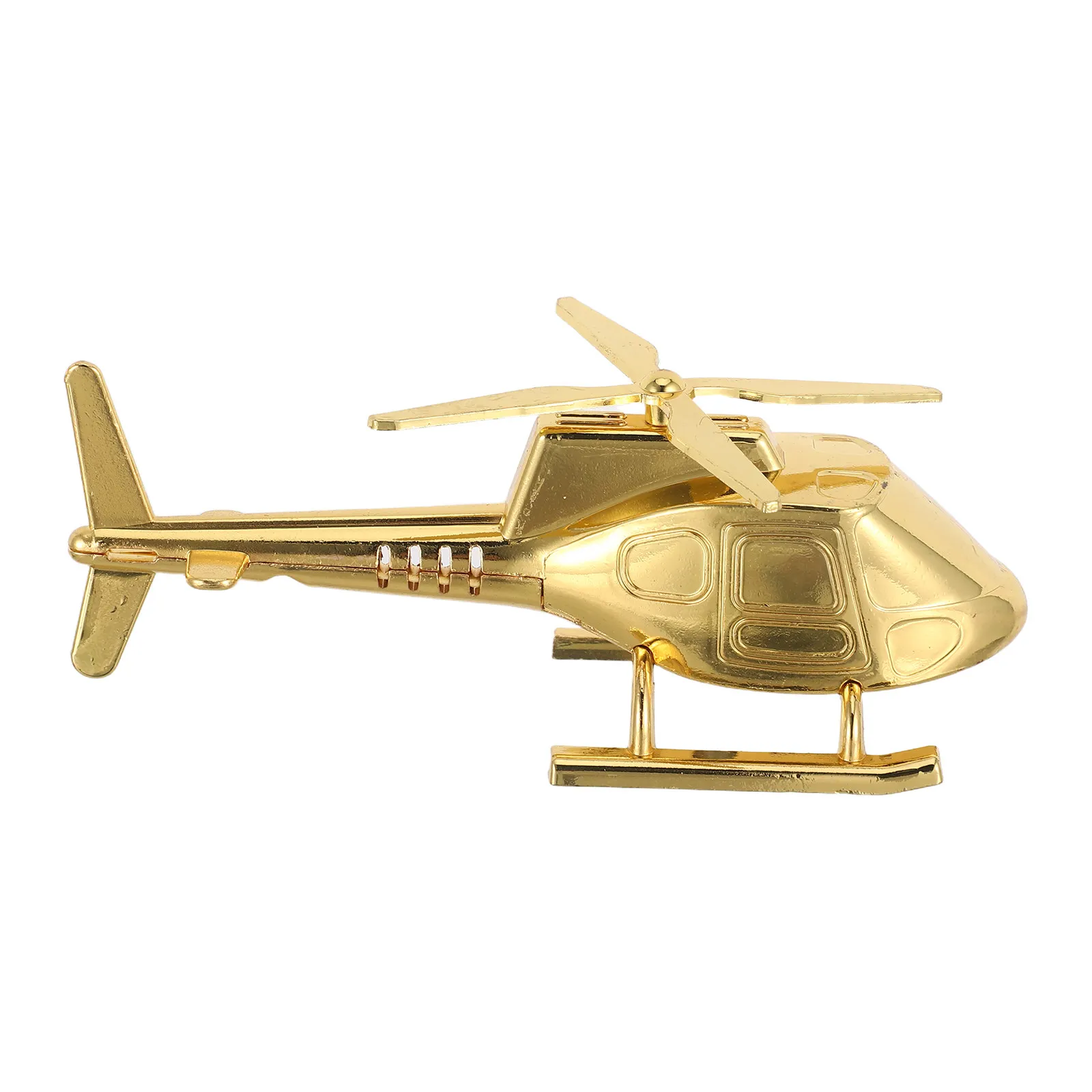 

Diecast Zinc Alloy Mini Helicopter Aircraft Retro Decorative Airplane Birthday Party Favor for Boys Girls Aviation