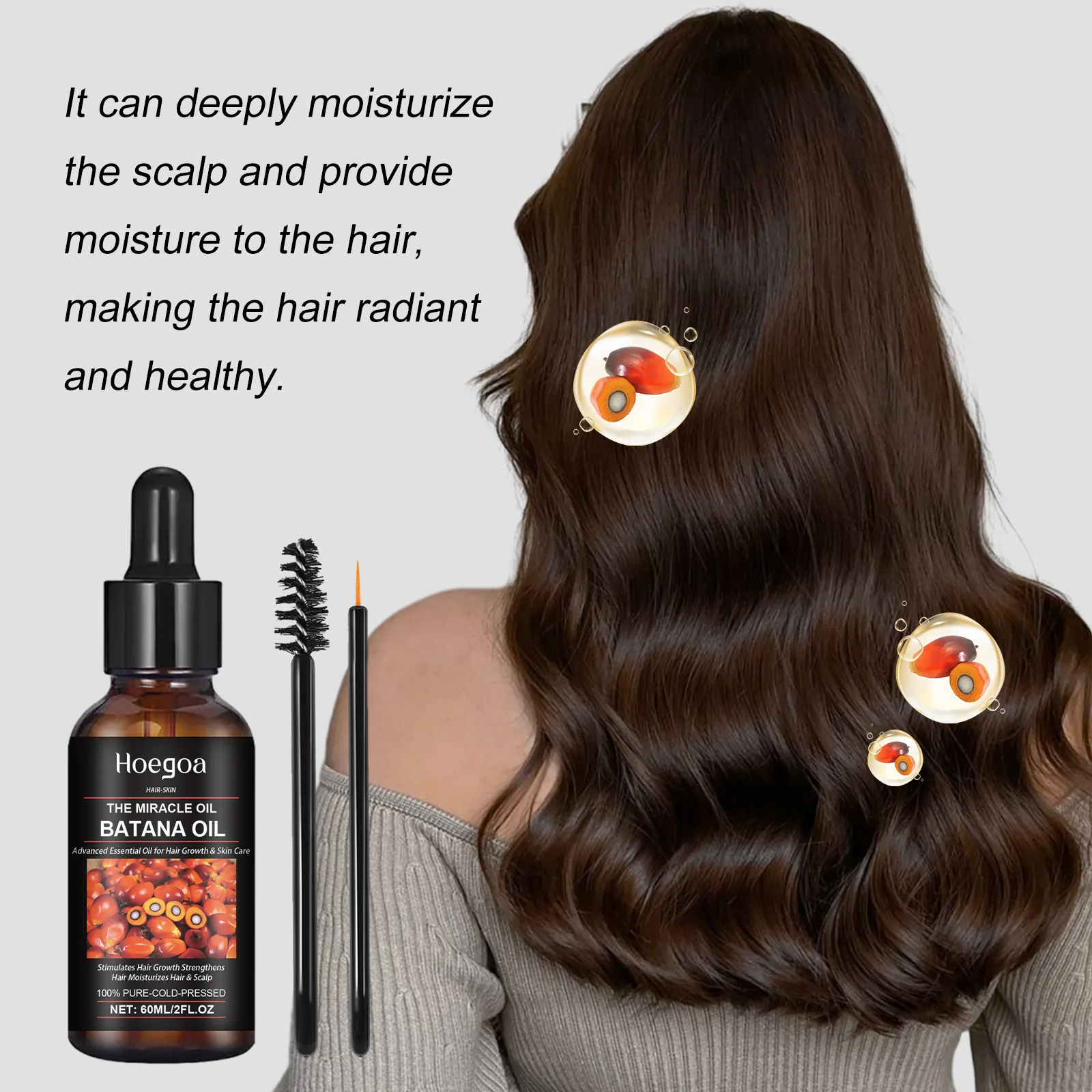 Batana Hair Care Oil Prevent Loss Deeply Nourishing Repair Curly Keep Shine Reduce Damaged Improve Dry Hair Growth Essential Oil
