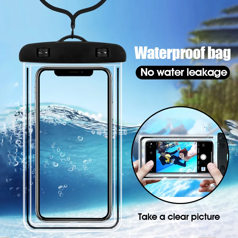 

Waterproof Phone Pouch Underwater Phone Bag Case Swimming Diving Phone Case Bag for Xiaomi iPhone Huawei Samsung OnePlus Fundas