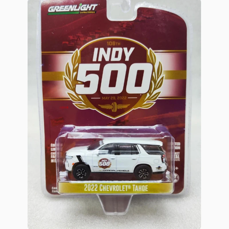 Diecast Alloy GreenLight 1:64 2022 Chevrolet's Tahoe Automodell, statische Sammlung, dekoriert, Weihnachtsgeschenke, Spielzeug