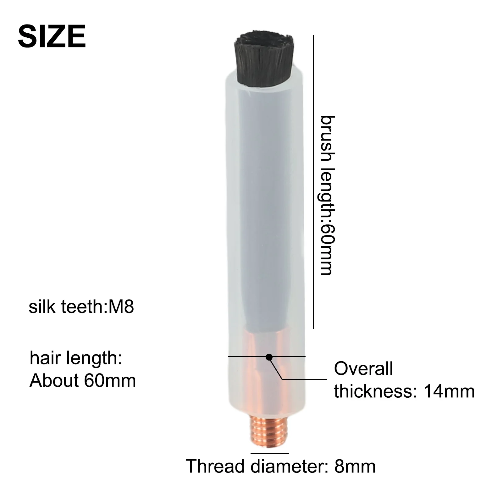 Marking Brush Weld Seam Maintenance Weld Cleaning Brush MAG Brush AC/DC Power Compatible Acid Brush For WIG Welding