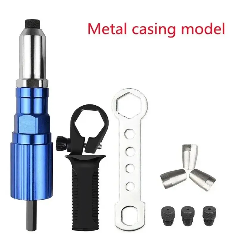 ABJN-Pistol Rivet Listrik Tanpa Kabel Desain Sisipan Untuk Pengikat 2.4Mm Hingga 4.8Mm Perkakas Listrik