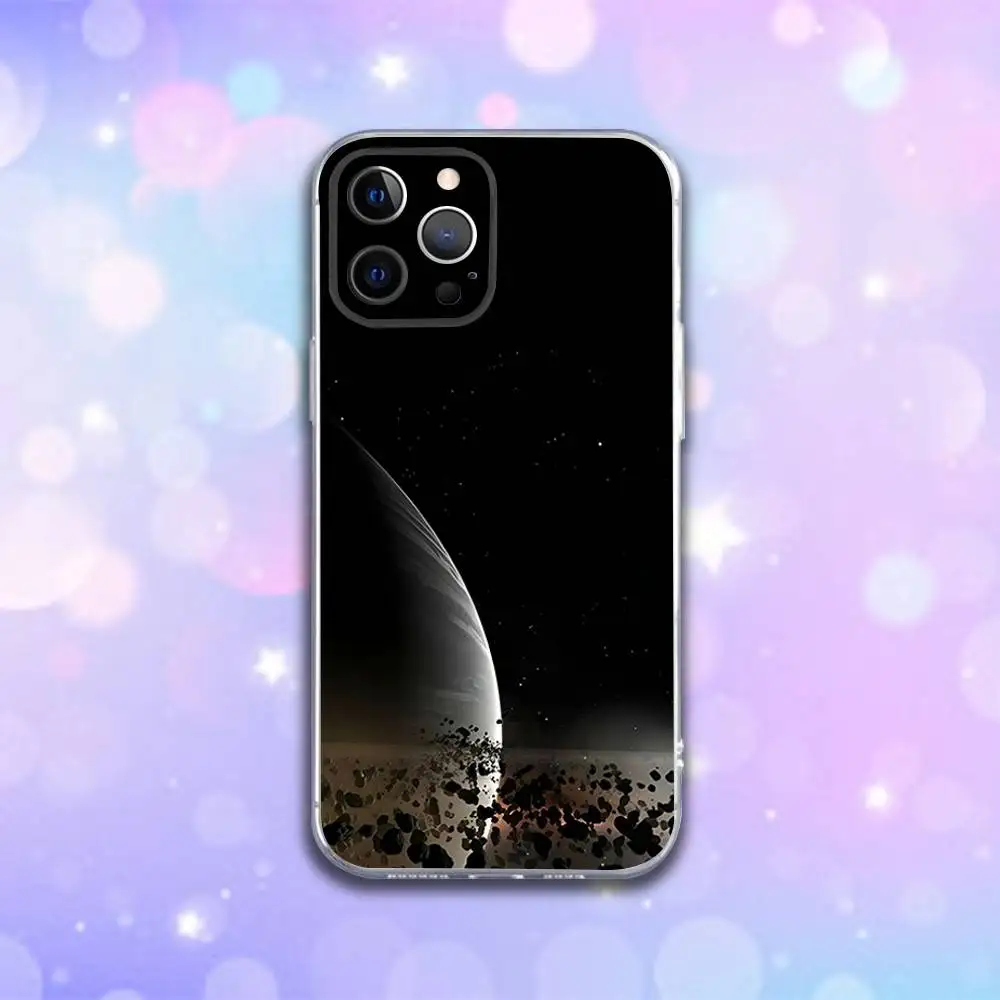 حافظة هاتف مون جالاكسي يونيفرس لهاتف آيفون 17,16,15,14,13,12,11 Pro,Max,Plus,X,XS,XR,SE4,E غطاء ناعم شفاف صغير #2