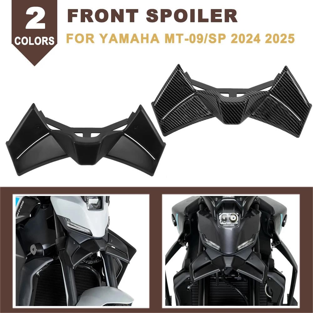 

MT09 Motocycle Front Spoiler Wheel Fender Beak Nose Winglet Aerodynamic Deflector Cover Fit For YAMAHA MT-09 MT 09 SP 2024 2025