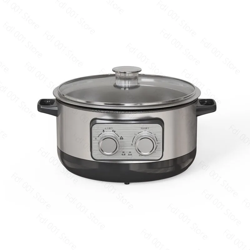 304 Stainless Steel Electric Hot Pot Split Steamer Mechanical Control Large Capacity Heat Preservation Cooking Pot