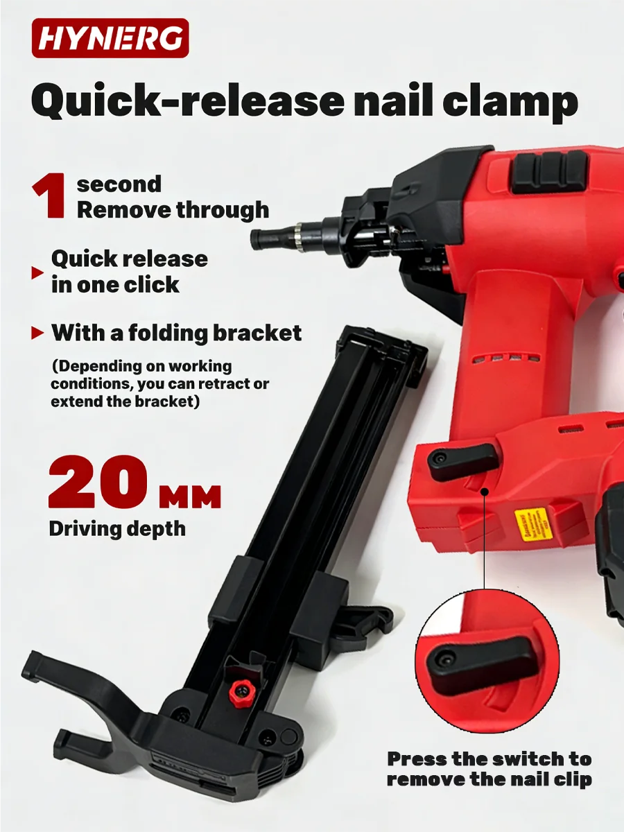 DCCN100 lithium Battery  concrete Nail Gun