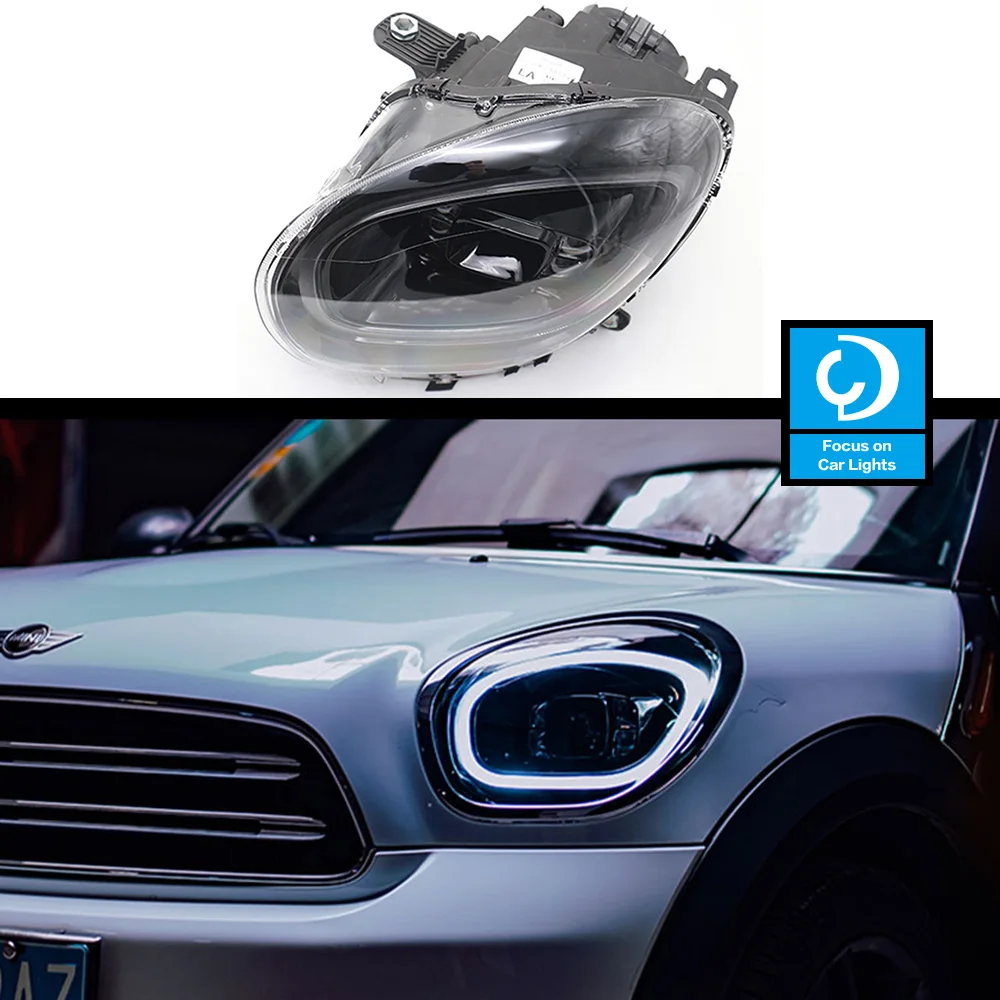 

Car Front Headlight for MINI R60 LED 2007-2016 Countryman HeadLamp Styling Dynamic Turn Signal Lens Automotive Accessories 2PCS