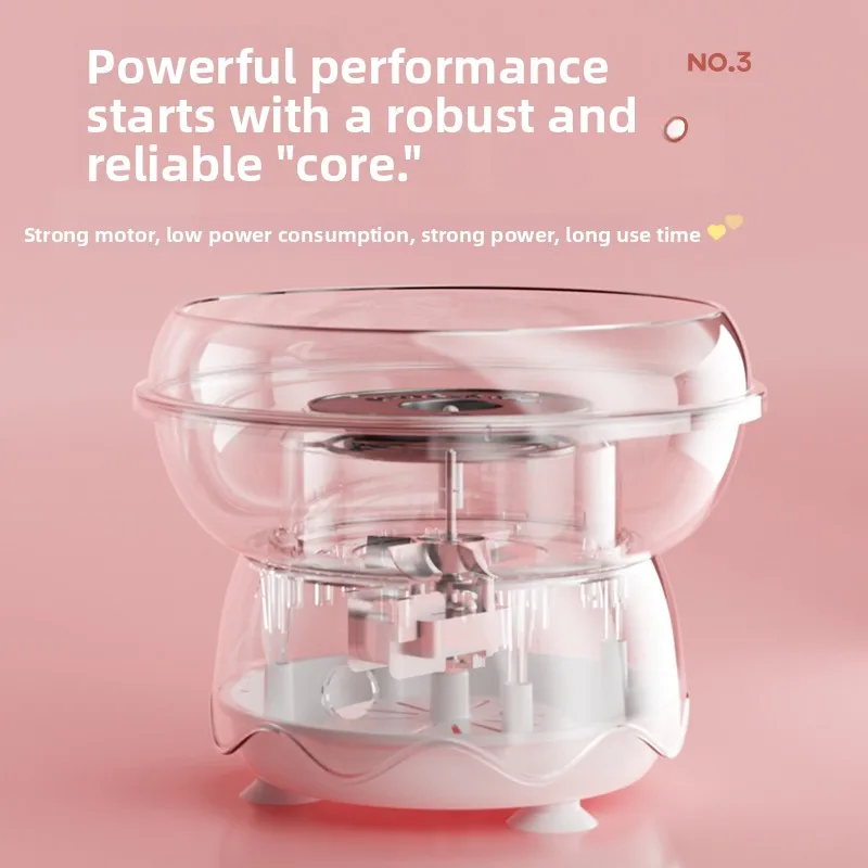 Presente de aniversário máquina de algodão doce casa das crianças totalmente automática máquina de fazer algodão doce artesanal mini fantasia açúcar colorido