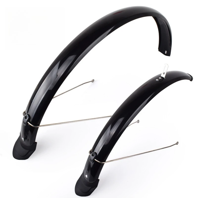 Full‑Coverage Extended PVC Bike Mud‑Guard Set, Front & Rear Splash Shield for 26/27.5/29‑Inch Mountain & Road Bicycle
