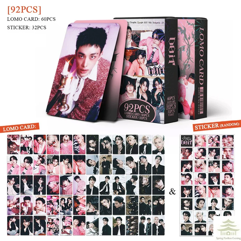 92PCS SKZ IT TAPE: DO IT New Album Photo Cards Set - Korean Idol Collectible LOMO Cards With Bonus Stickers