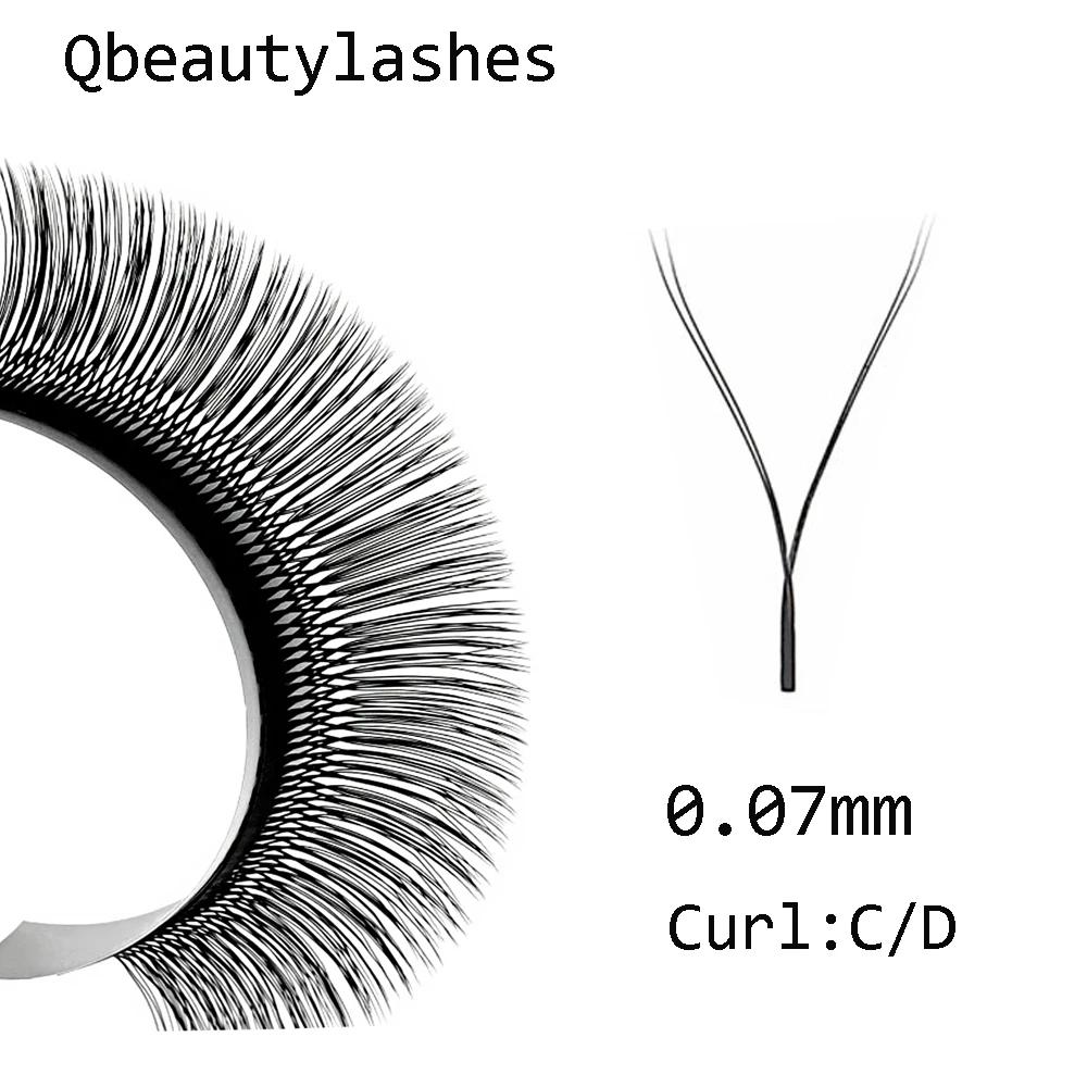 ขนตาปลอม Qbeautylashes YY 6DW รูปทรงต่างๆ ทุกขนาด แบบพัดสำเร็จรูป ต่อขนตาแบบธรรมชาติ นุ่ม ขนตาเส้นต่อเส้น สำหรับแต่งหน้า ขายส่ง