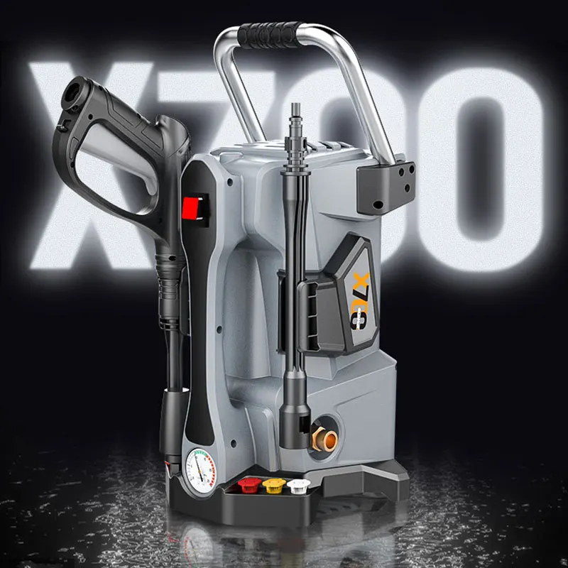 

Car washing machine artifact ultra-high pressure household 220v high power brush water grab small automatic cleaning portable