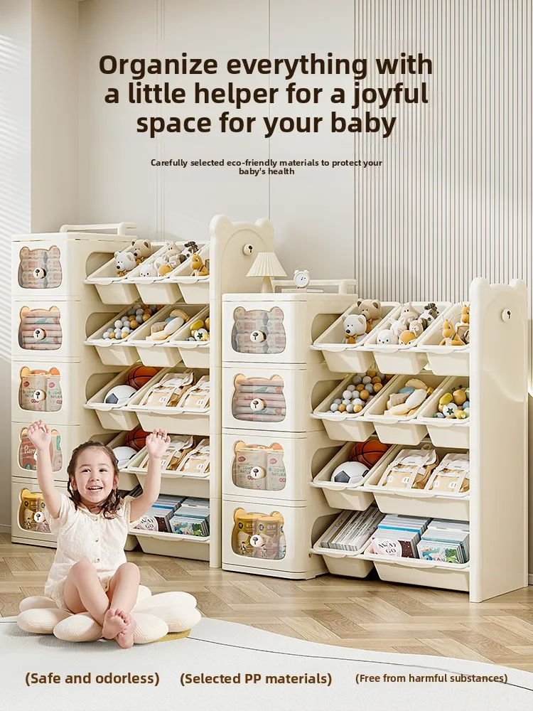 

Multi-layer Toy Storage Ra Baby Organizer Combination Classin Tool Home Use Storage Box Toy Box Sorting elf