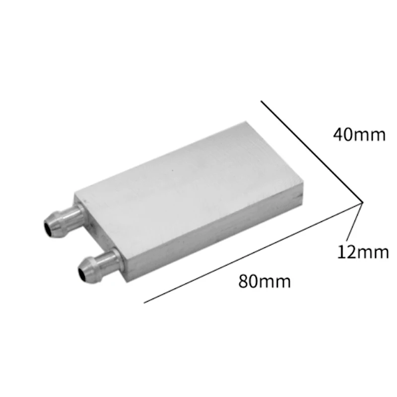 Aluminium CPU Kühler Kühler 30 40 80 120 160 200 240 250 300mm Prozessor PC Laptop Kühlkörper, CPU GPU Wasser Kühlung Block