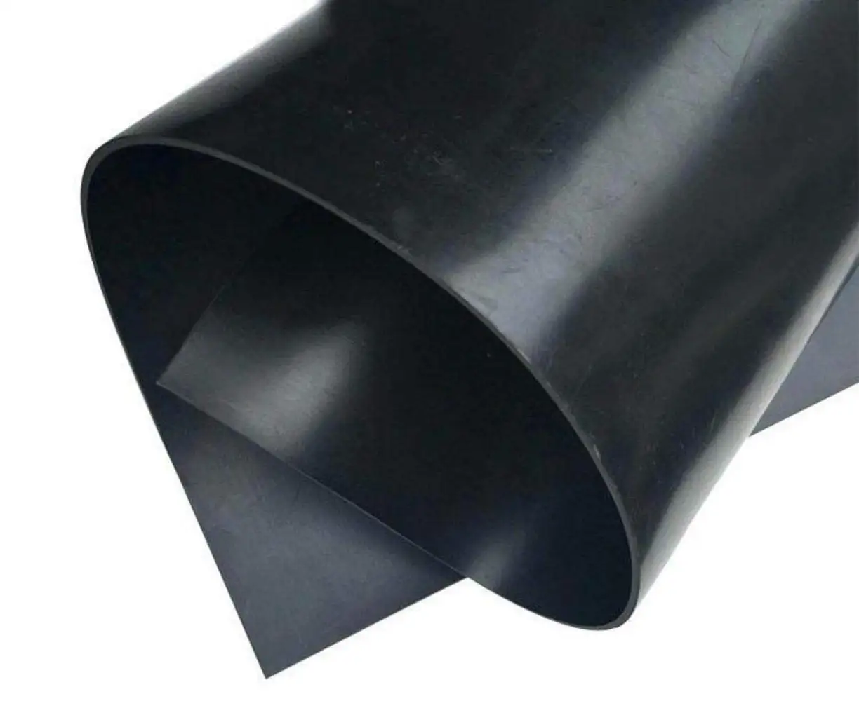 

Neoprene Rubber Sheet 1/4 in Thick 12x12 in Solid Rubber Roll for Gaskets Seals and DIY Projects