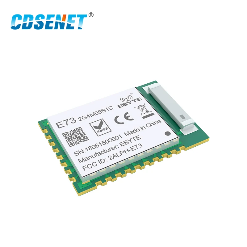 Imagem -03 - Transceptor Cdsenet-rf Nrf52840 2.4g Bluetooth 5.0 Antena Cerâmica 8dbm Ble4.2 Pcs E732g4m08s1c