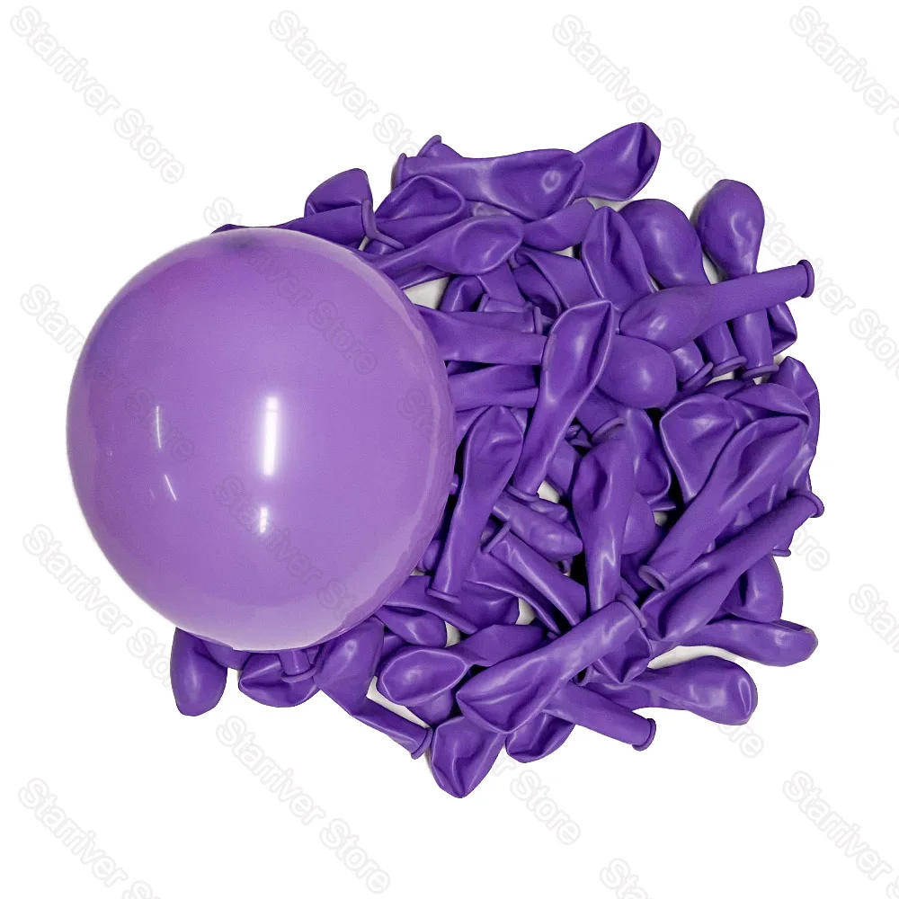 50/100 قطعة بالونات عيد الميلاد 10 ألوان لامعة قوس قزح أحمر برتقالي أصفر أزرق أخضر أرجواني وردي بالونات اللاتكس للأطفال الهواء Globos #5