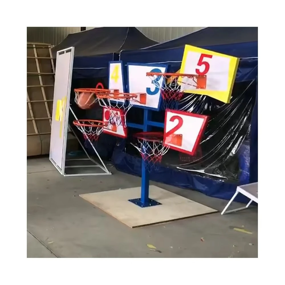 Tragbare Mini Outdoor Indoor Basketball Ring Net Hoop Ständer mit Rückwand Zubehör Ausrüstung Basketball Rack