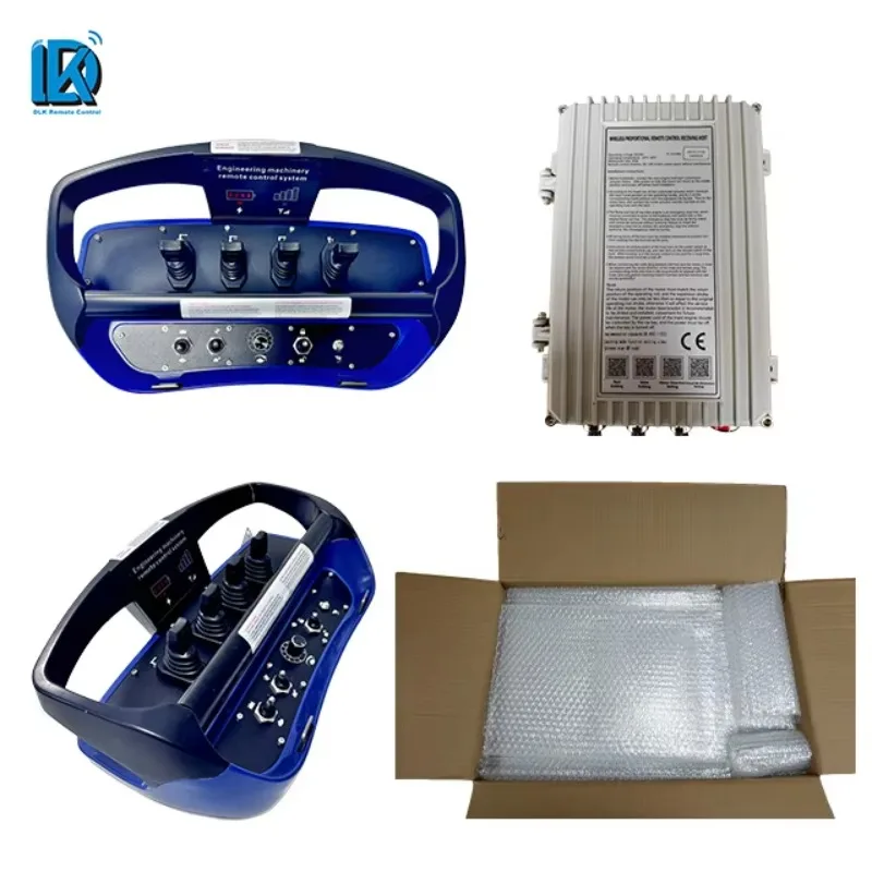 Industrial Radio Wireless Remote Control For Crane Excavator Hydraulic Joystick Controller Customizable Functions Proportional
