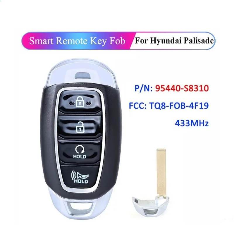 

For 2020 Hyundai Palisade Car Remote Control Key Smart Card 95440-S8310 434 Frequency 47 Chip