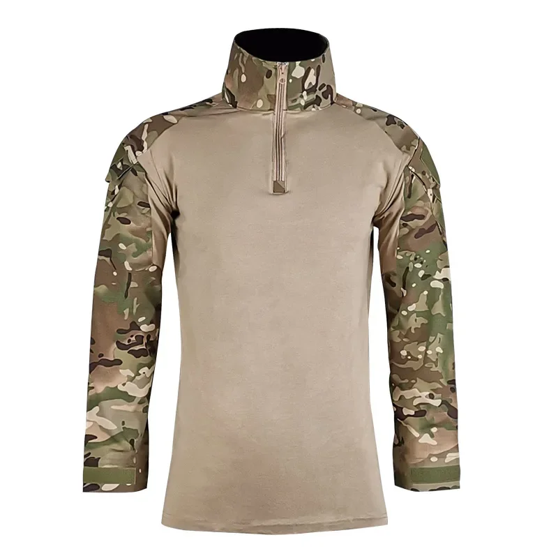 Camicia tattica Multicam Army Softair Hunting Shirts Combat Jersey Military Unform camicie tattiche militari traspiranti nere