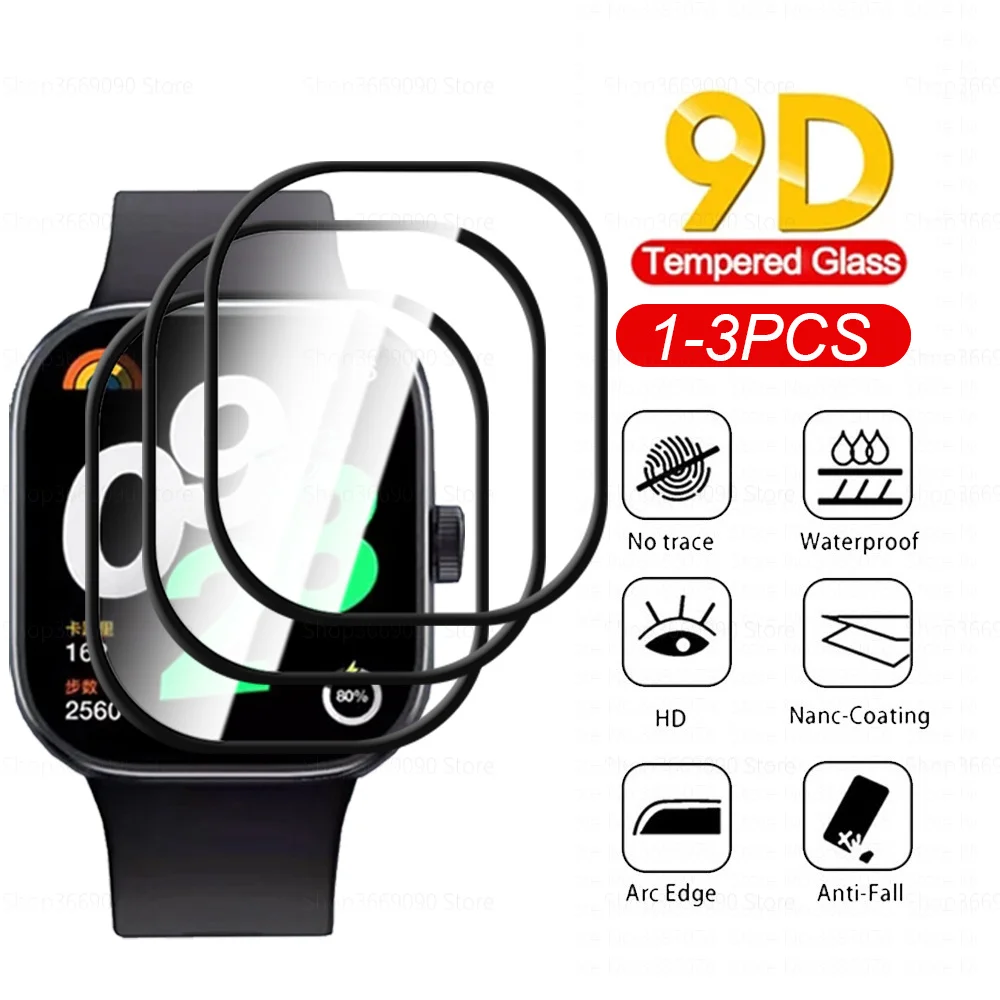 1-3Pcs Screen Protector for Xiaomi Redmi Watch 4 Smart Watch Soft Fiber Protective Glass Film Redmy Watch4 Global Version 1.97