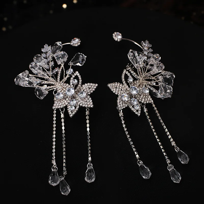 جديد الزفاف الفاخرة حزام الجبين سلسلة فستان الزفاف النمذجة الزفاف تاج الزفاف خمر الملحقات