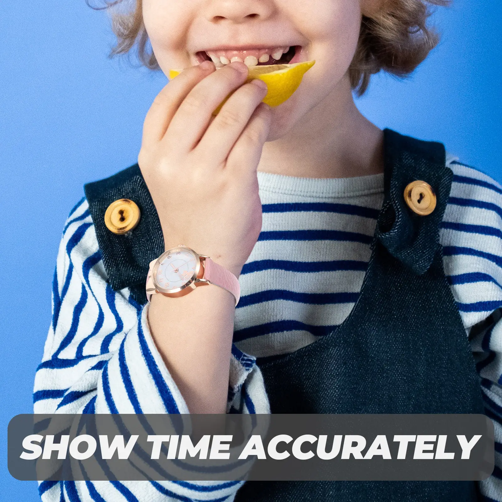 1Pcs Children Wrist Watch Cartoon Analog Watch for Girls PU Band Quartz Movement Accurate Time Suitable for School Party