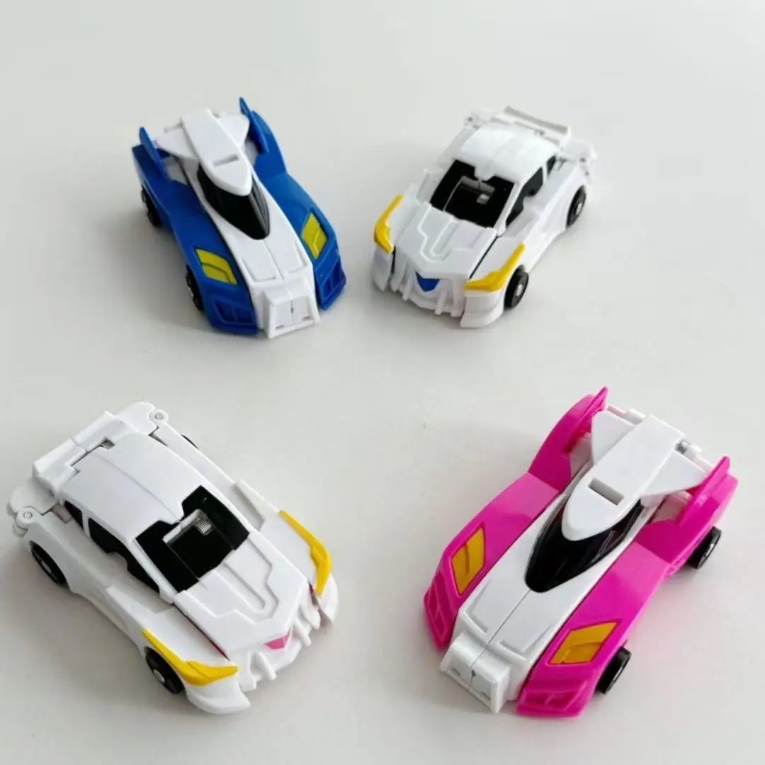 Ensemble de voiture robot à déformation instantanée pour enfants, jouet à transformation rapide, jeu à domicile pour garçon, collision de véhicule Nairobi Orn, cadeau 3D, 2 pièces