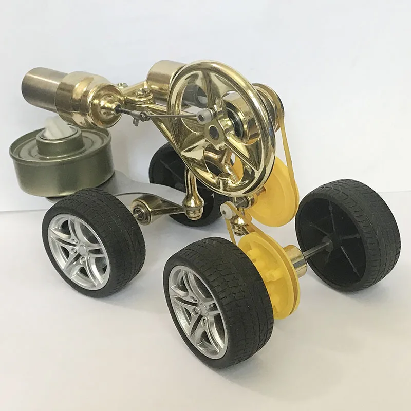 Sterling engine model steam physics science science car making small power generation experimental toy