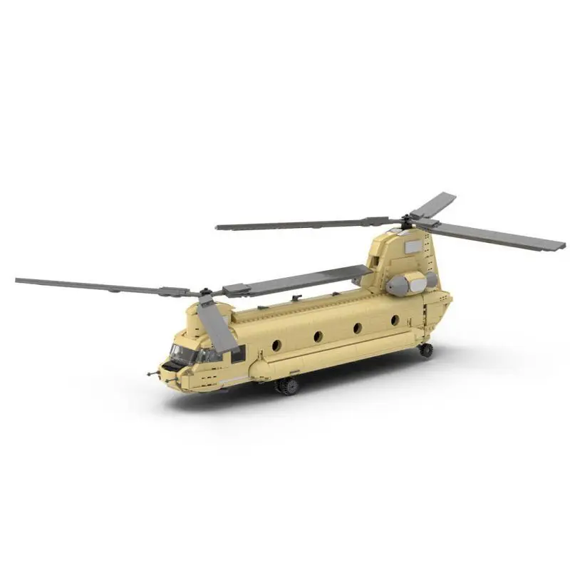 

Custom MOC-24312 CH-47 F Chinook Military Model 1549 Parts Gift for Christmas