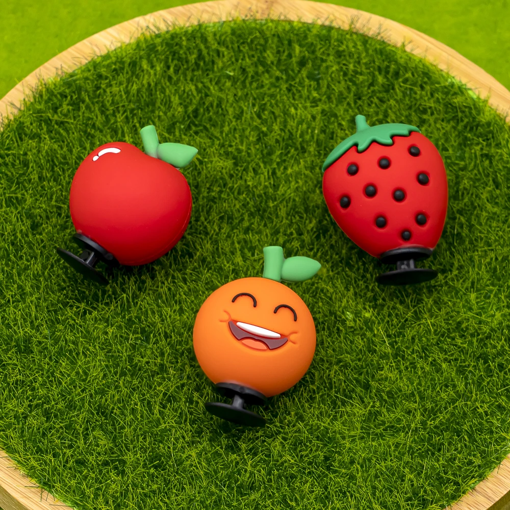 1PCS 3D Schuh Charms Wassermelone Erdbeere Banane Schuh Dekorationen Zubehör Tulpen Kaktus Pilze Sandalen Pins Für Frauen Kind – Detail 6