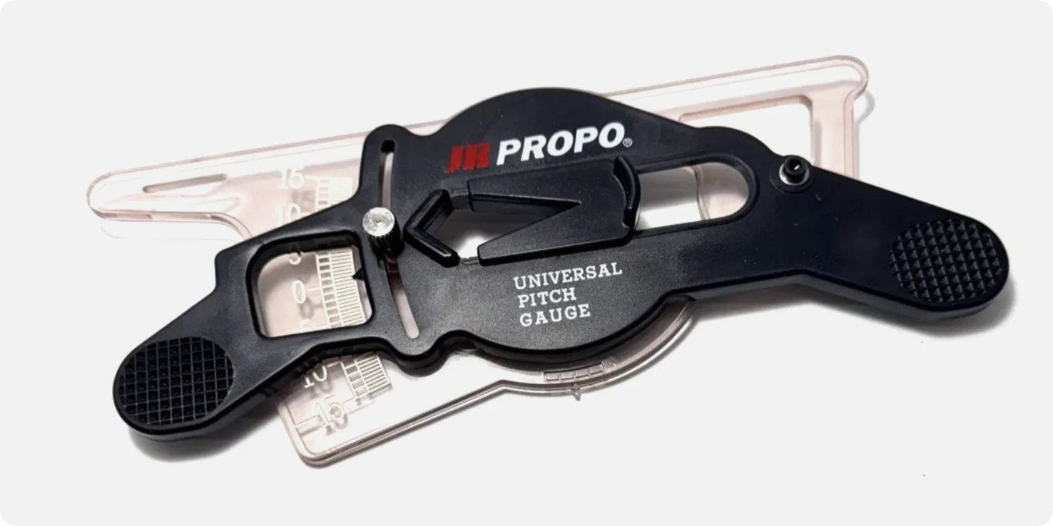 JR Propo Precision Professional Pitch Gauge Universal for RC 450 500 550 600 700 90 helicopter heli JRH60326