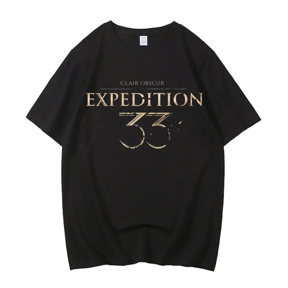 Gamer Fashion Summer Tops Clair Obscur Expedition 33 Merch T Shirt for Men Women High Quality Cotton Tshirt