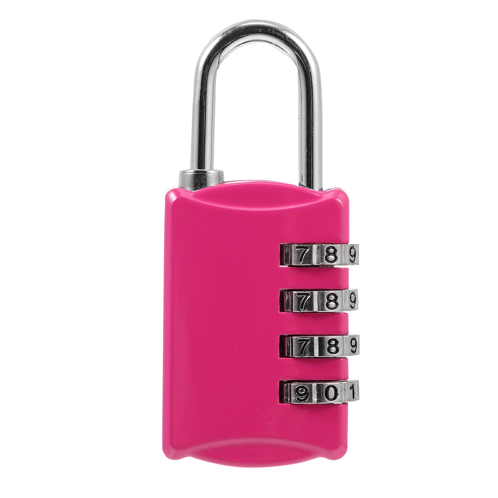 1pc Combination Lock Padlock Zinc Alloy 4 Password Gym Locker Locks for School Cabinet Door Secure Storage